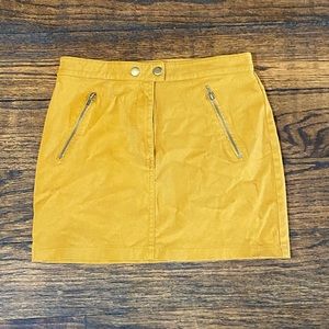 COPY - Gold Mini Skirt